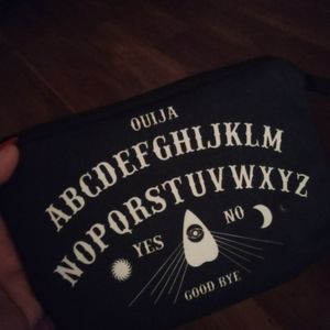 Ouija cosmetic bag